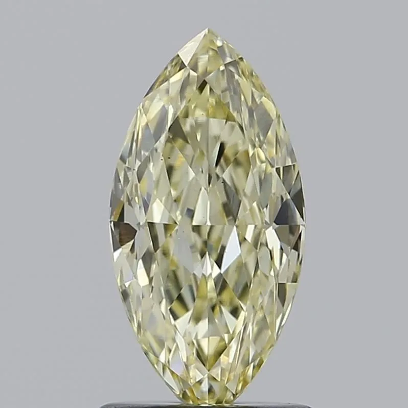 1.09ct MARQUISE Fancy Yellow VS1 Coloured Lab diamond