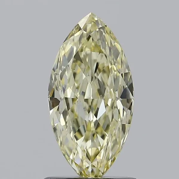 1.09ct MARQUISE Fancy Yellow VS1 Coloured Lab diamond