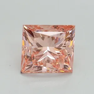 1.5ct PRINCESS Fancy Intense Pink VS2 Coloured Lab diamond