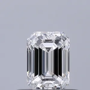 0.4ct EMERALD D VVS2 Natural diamond