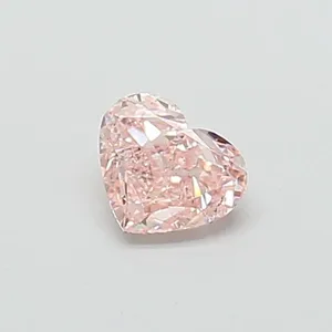 0.56ct HEART Fancy Intense Pink SI1 Coloured Lab diamond