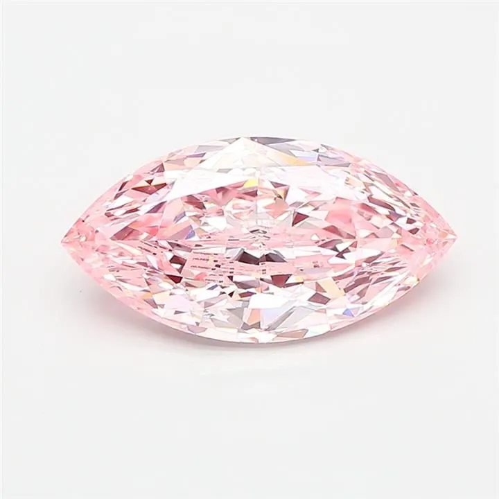 2.09ct MARQUISE Fancy Intense Pink VVS2 Coloured Lab diamond
