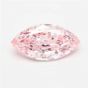 2.09ct MARQUISE Fancy Intense Pink VVS2 Coloured Lab diamond