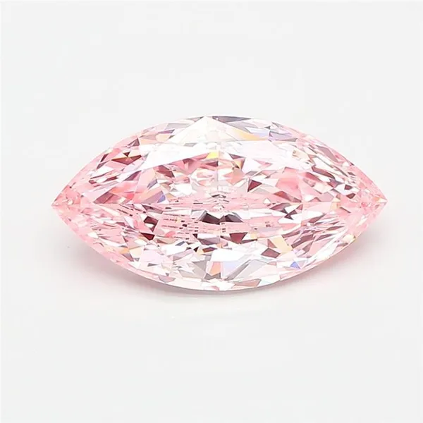 2.09ct MARQUISE Fancy Intense Pink VVS2 Coloured Lab diamond