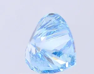 0.7ct HEART Fancy Vivid Blue VS2 Coloured Lab diamond
