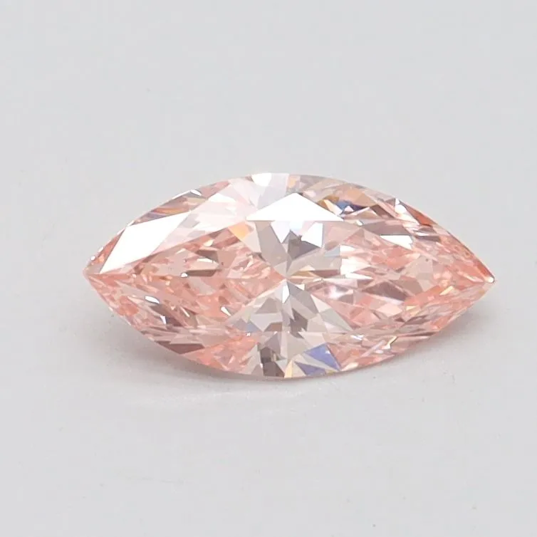 0.40ct MARQUISE Fancy Intense Pink VS2 Coloured Lab diamond