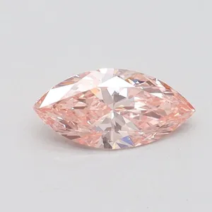 0.4ct MARQUISE Fancy Intense Pink VS2 Coloured Lab diamond