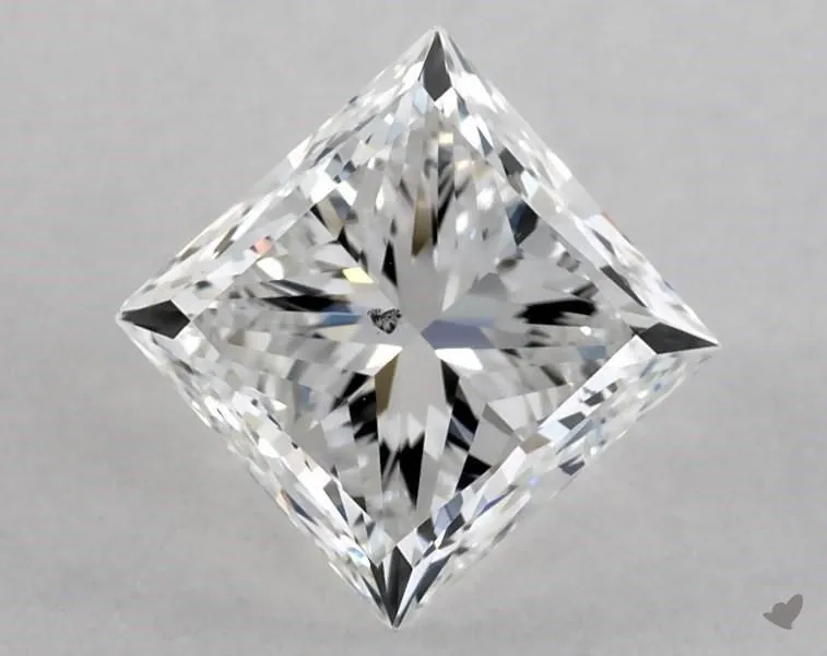 1.00ct PRINCESS F SI1 Natural diamond