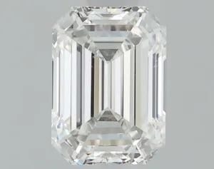 0.41ct EMERALD F VS2 Natural diamond