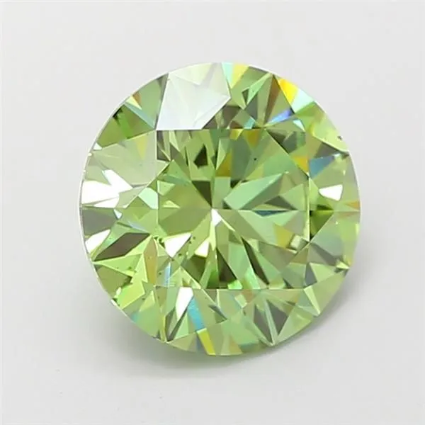 1ct ROUND Fancy Intense Pink VS1 Coloured Lab diamond