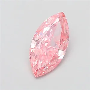 2ct MARQUISE Fancy Vivid Pink VVS2 Coloured Lab diamond