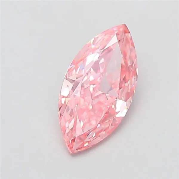 2ct MARQUISE Fancy Vivid Pink VVS2 Coloured Lab diamond