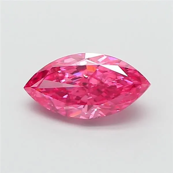 2.05ct MARQUISE Fancy Vivid Pink SI1 Coloured Lab diamond