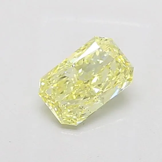 1ct RADIANT Fancy Yellow VS1 Coloured Lab diamond