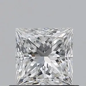 0.71ct PRINCESS E VS2 Natural diamond