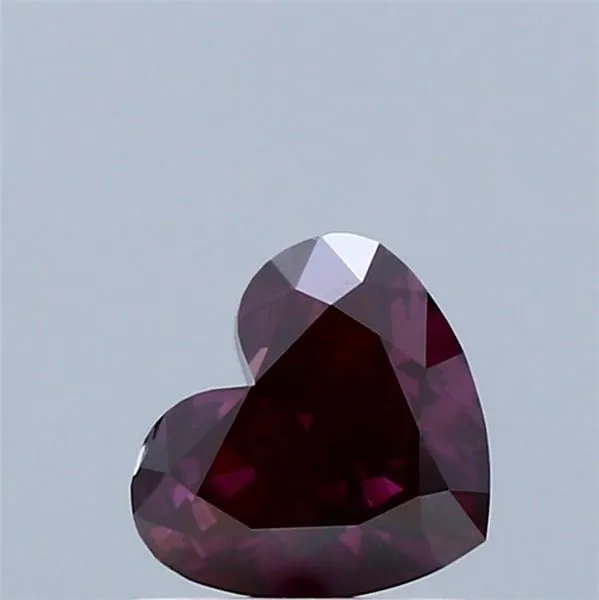 1ct HEART Fancy Deep Pink VS2 Coloured Lab diamond