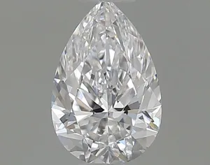 0.3ct PEAR D VVS2 Natural diamond