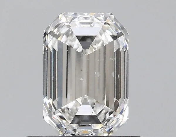 0.7ct EMERALD F SI2 Natural diamond