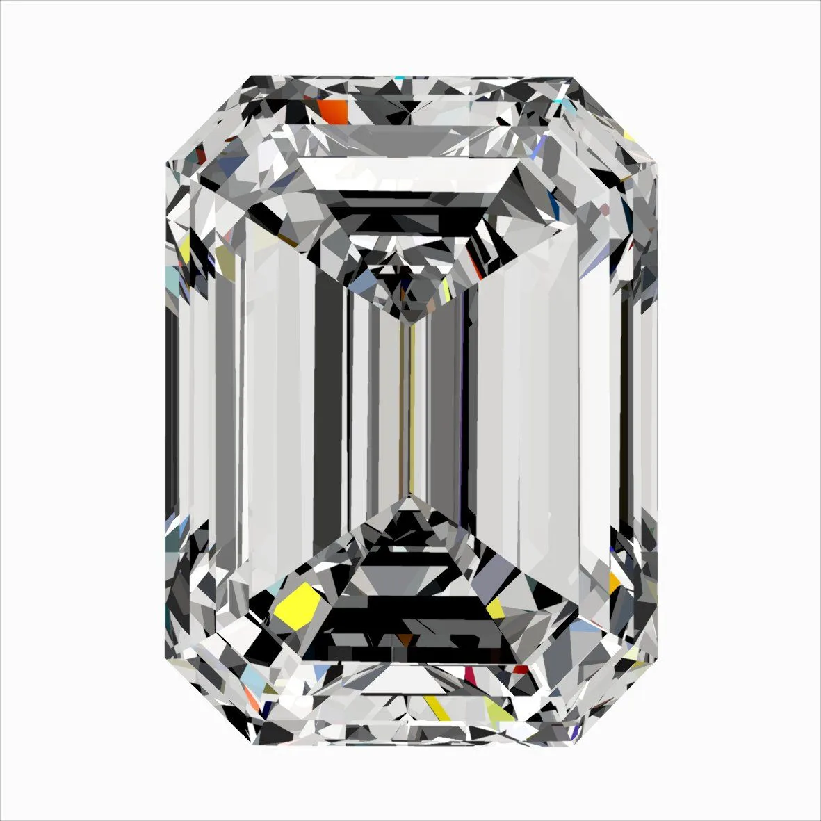 0.30ct EMERALD H SI1 Natural diamond