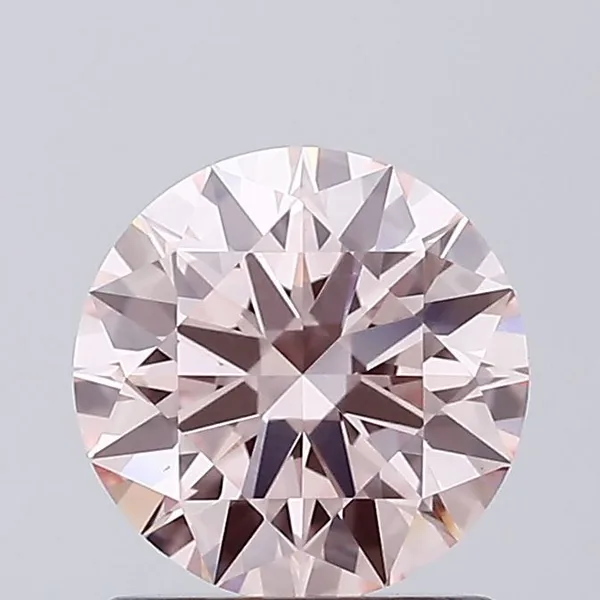 1.01ct ROUND Fancy Intense Pink VVS2 Coloured Lab diamond