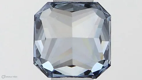 0.40ct RADIANT Fancy Vivid Blue VS2 Coloured Lab diamond