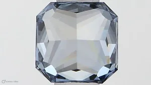 0.4ct RADIANT Fancy Vivid Blue VS2 Coloured Lab diamond
