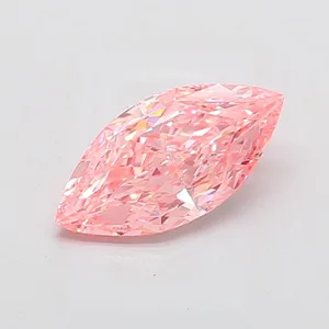 2.17ct MARQUISE Fancy Vivid Pink VS1 Coloured Lab diamond