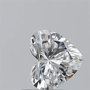 0.9ct HEART D VVS2 Natural diamond