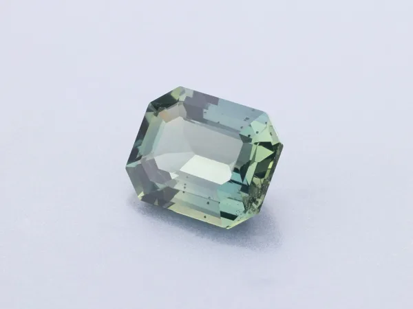 1.04ct Parti Sapphire, Emerald Cut gemstone