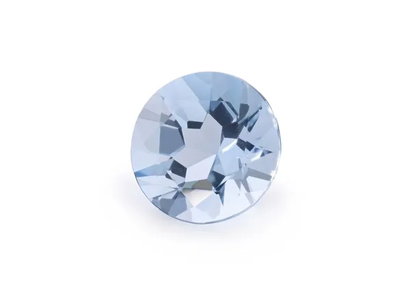 2.87ct Blue Aquamarine, Round cut gemstone