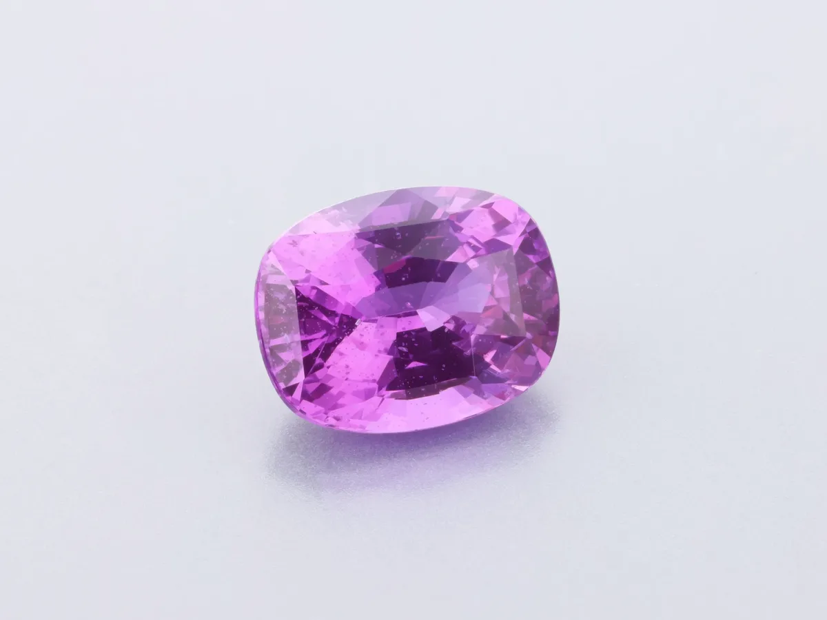 1.4ct Pink Sapphire, Cushion gemstone