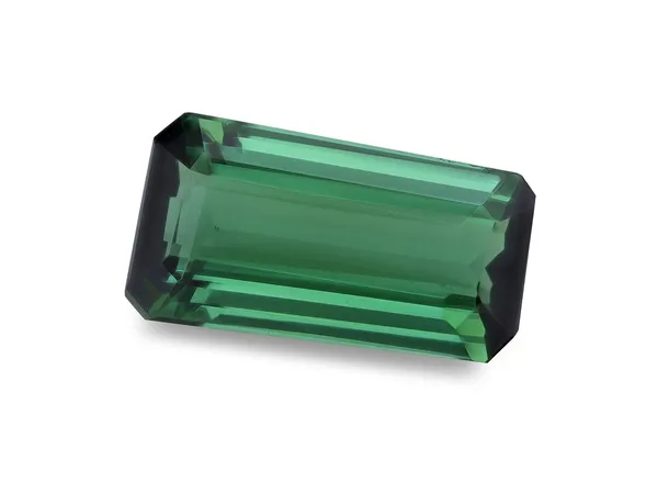 0.87ct Green Tourmaline, Emerald Cut gemstone