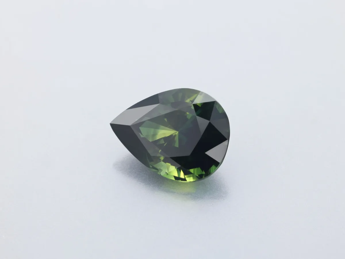 1.32ct Parti Sapphire, Pear Shape gemstone