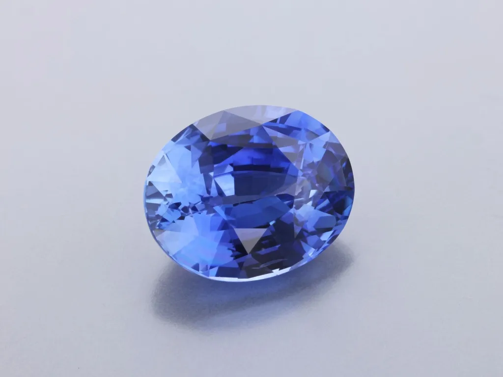 5.13ct Blue Sapphire, Oval gemstone