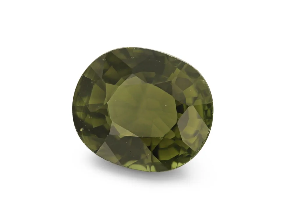 1.51ct Green Tourmaline, Oval gemstone