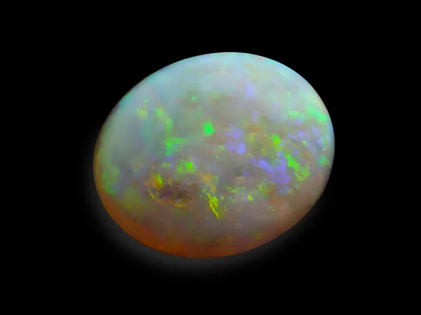 2.92ct Parti Opal, Cabochon cut gemstone