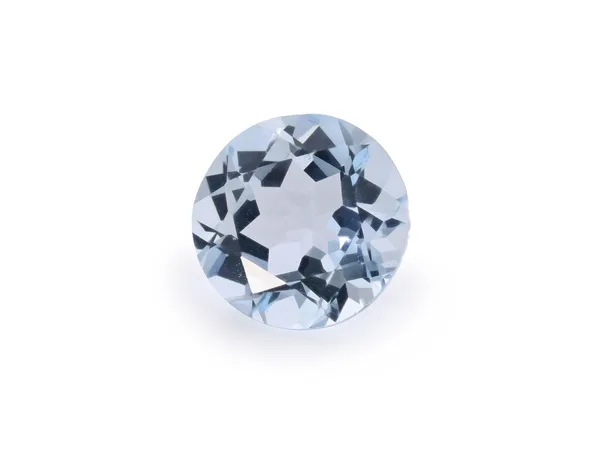 3.04ct Blue Aquamarine, Round cut gemstone