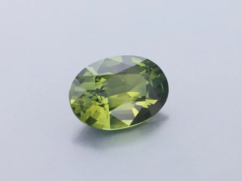 0.93ct Parti Sapphire, Oval gemstone
