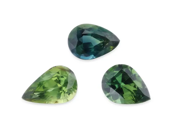 0.62ct Parti Sapphire, Pear Shape cut gemstone