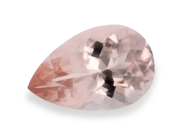 2.67ct Pink Morganite, Pear Shape cut gemstone