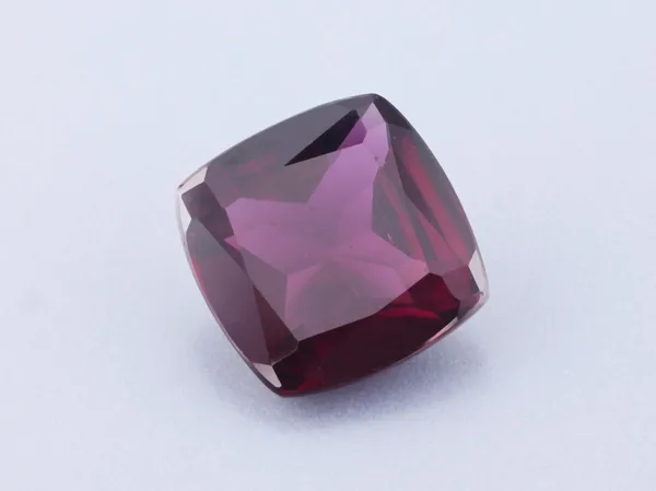 3.23ct Purple Garnet, Cushion cut gemstone