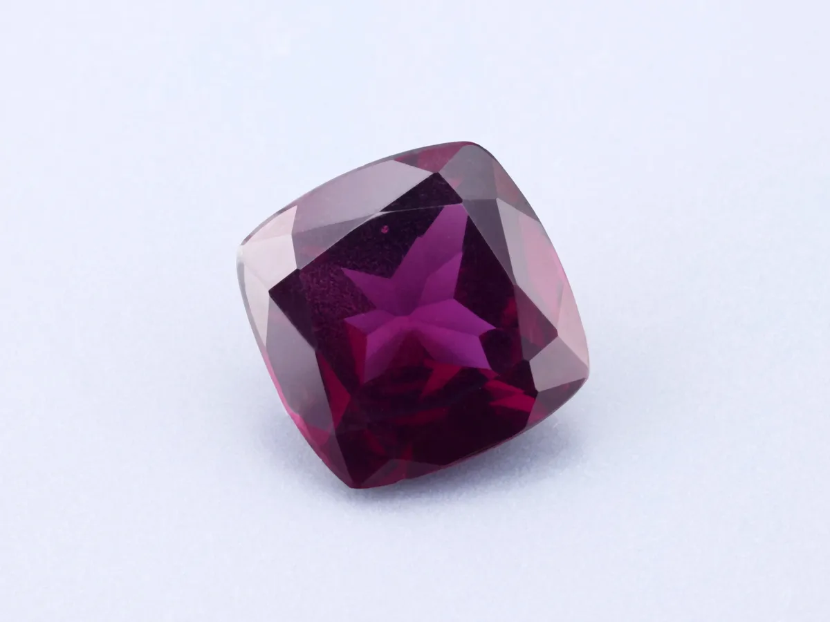 3.23ct Purple Garnet, Cushion gemstone