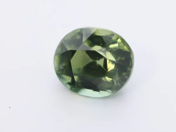 1.28ct Parti Sapphire, Oval cut gemstone