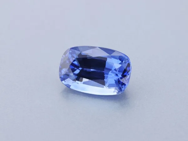 1.23ct Blue Sapphire, Cushion cut gemstone