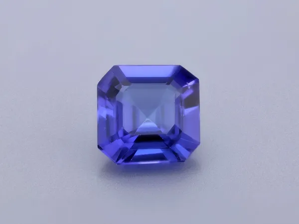 2.35ct Parti Tanzanite, Emerald Cut gemstone