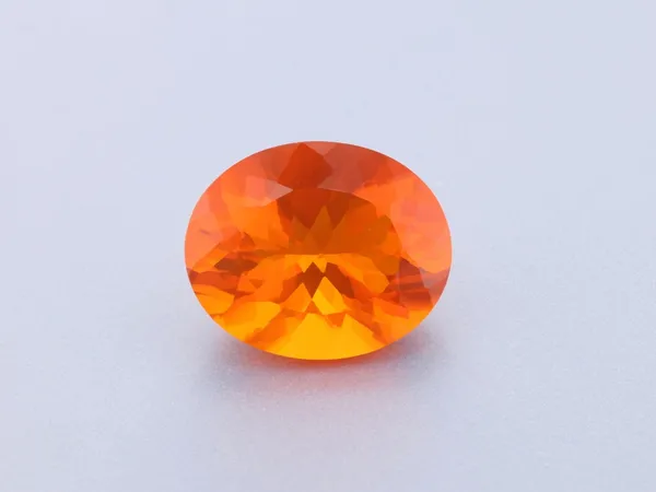 2.2ct Orange Opal, Oval cut gemstone