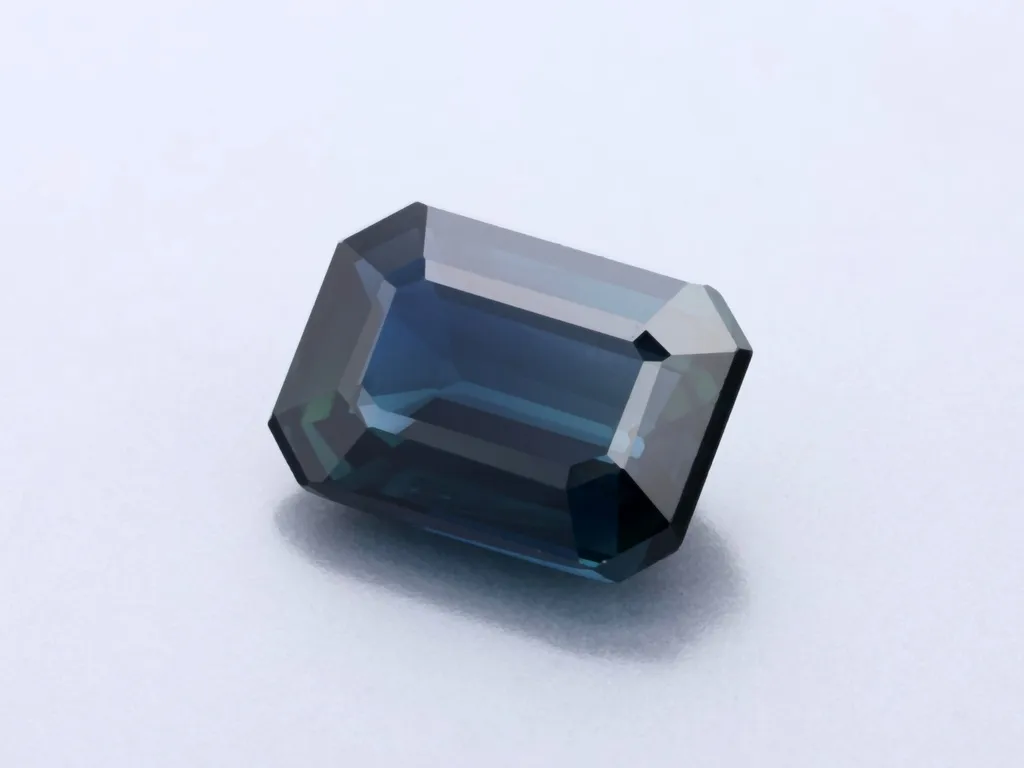 1.19ct Blue Sapphire, Emerald Cut gemstone