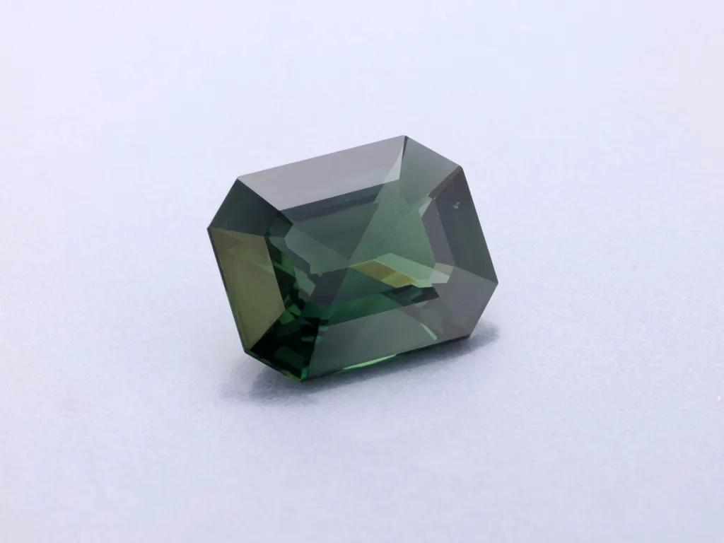 0.98ct Parti Sapphire, Emerald Cut gemstone
