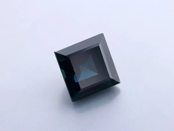 4.3ct Blue Sapphire, Square cut gemstone