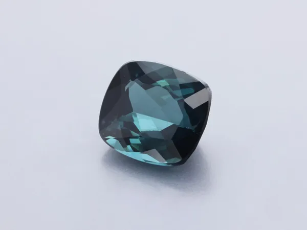 1.6ct Parti Tourmaline, Cushion cut gemstone